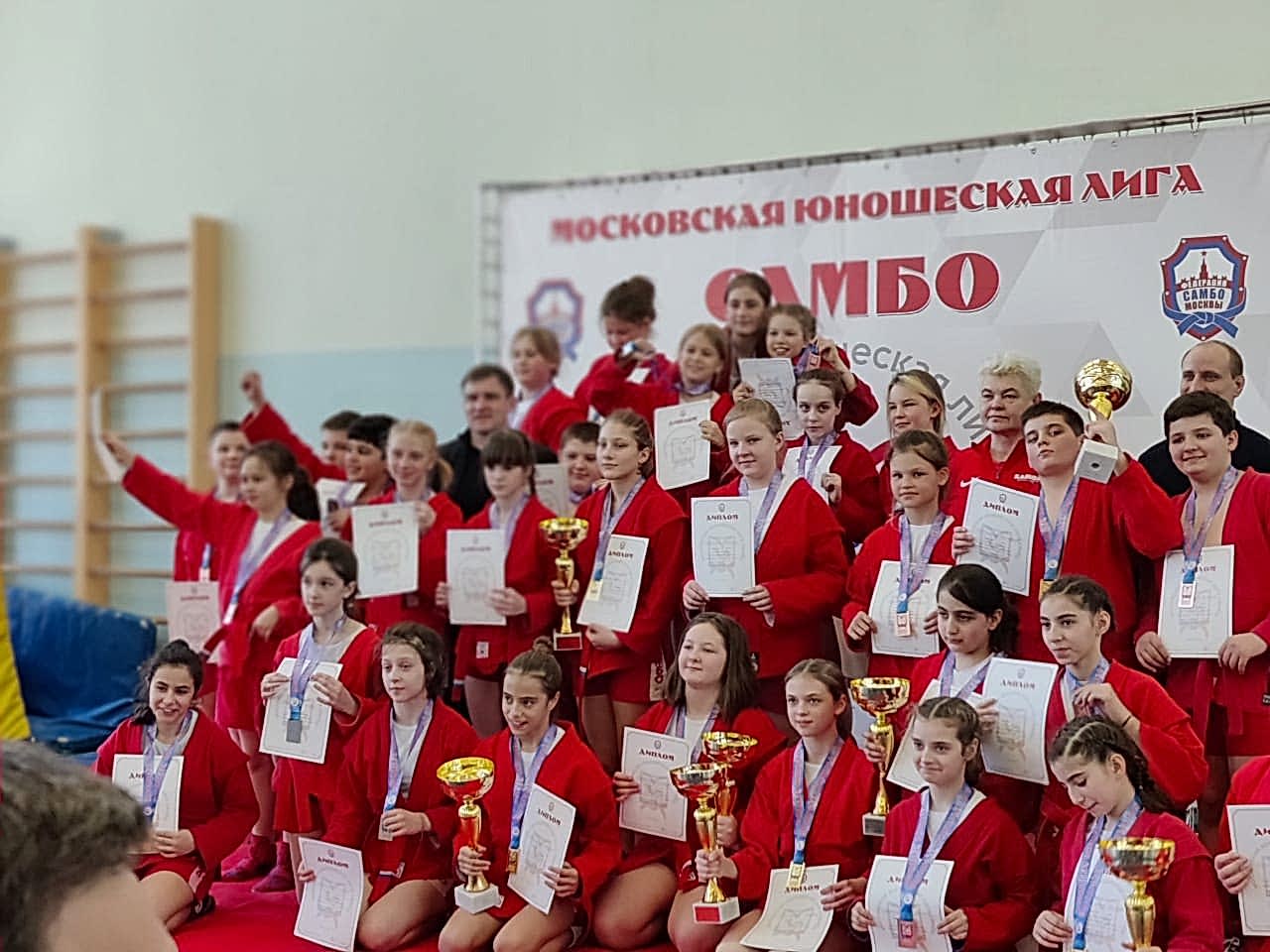 Открытый турнир МГФСО Юношеская лига по самбо прошел 20 марта.